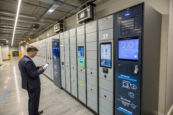 IMDA smart parcel locker installation